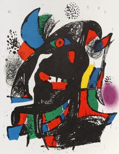 Modern Abstract Print from The Lithographs IV Book by Joan Miró