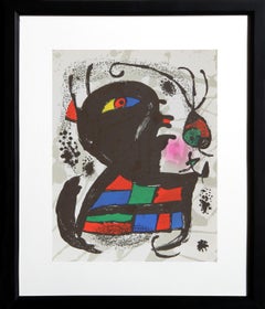 Modern Abstract Lithograph by Joan Miró