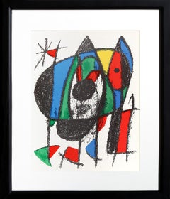 Modern Abstract Lithograph by Joan Miró