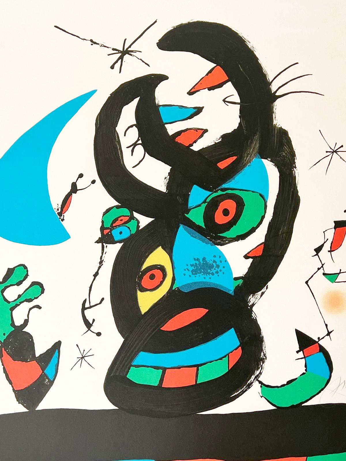 Montroig I - Abstract Print by Joan Miró