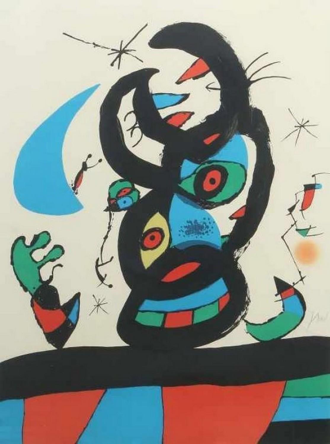 Joan Miró Abstract Print - Montroig I 