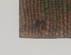 La maternité, Femme et enfant, lithographie signée