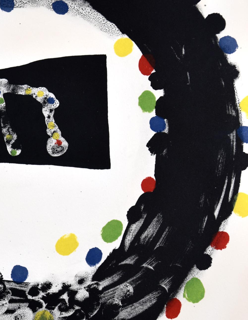 Nbuleuse (Nébuleuse), 1958 - Blanc Abstract Print par Joan Miró