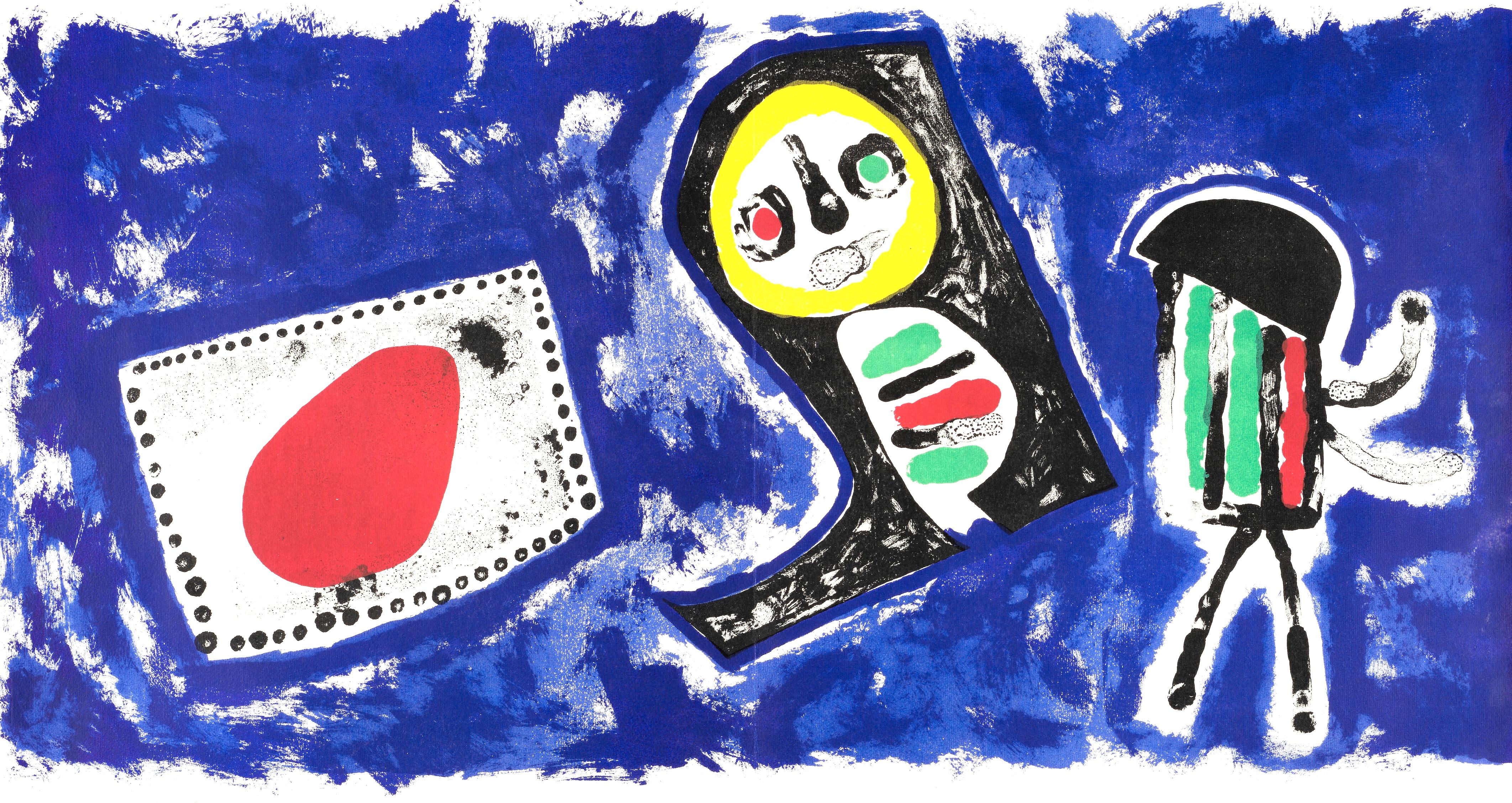 Nocturno (Cramer 26; Mourlot 204), Derrière le miroir - Print de Joan Miró