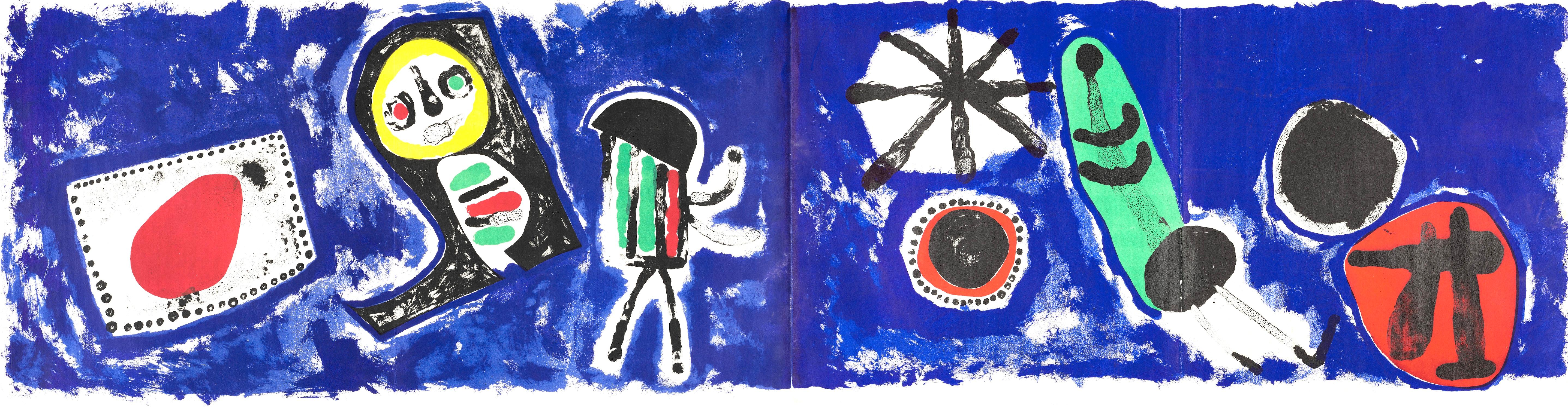 Landscape Print de Joan Miró - Nocturno (Cramer 26; Mourlot 204), Derrière le miroir