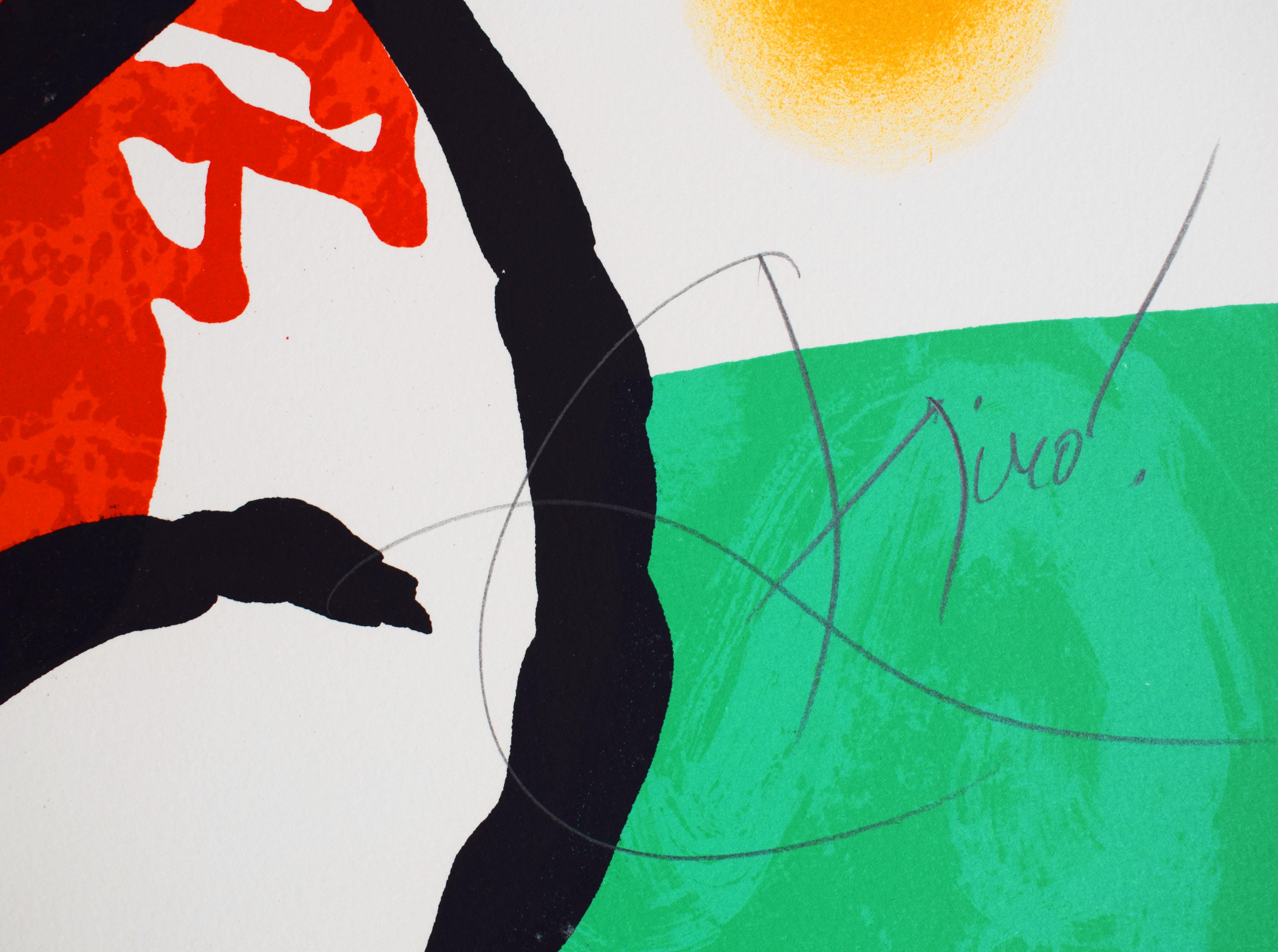 Northern Mandarin - Surrealism Spanish Abstract Bird Mandarin - Surrealist Print by Joan Miró