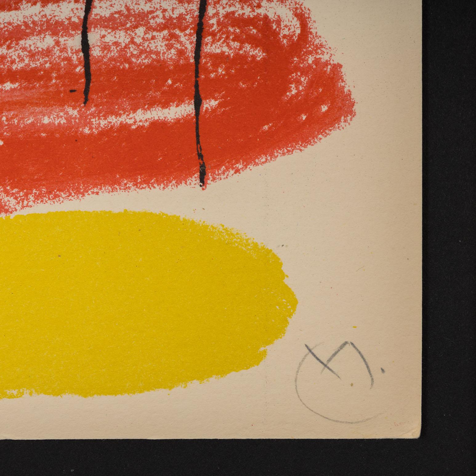 Obra Inédita Reciente I - Print Surrealista de Joan Miró