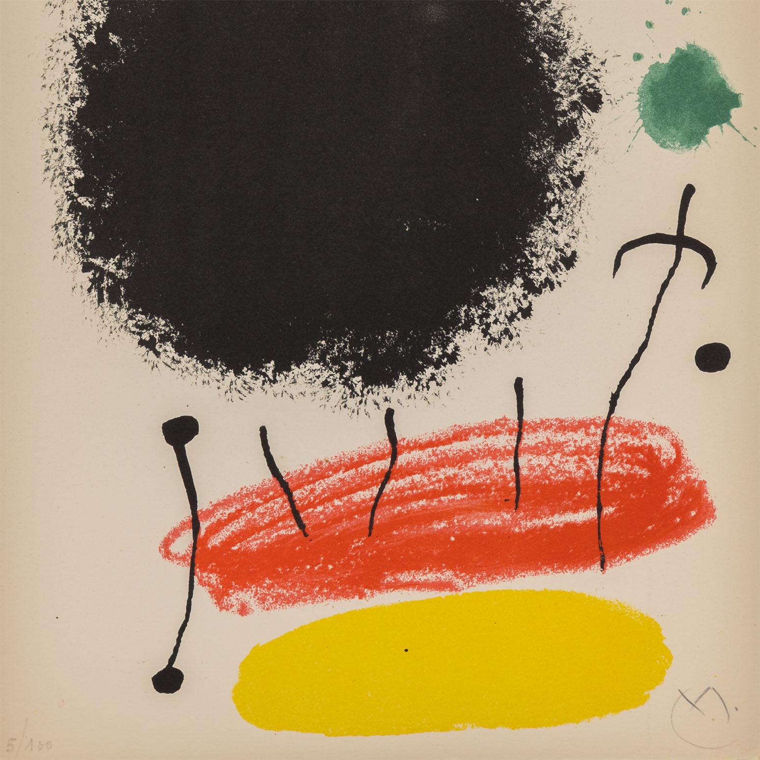 Joan Miró (1893-1983) es uno de los más grandes artistas del siglo XX. Es conocido internacionalmente como pintor, escultor, grabador y ceramista. 

Las obras de Miró, que se encontraban en la intersección entre el surrealismo y la abstracción,