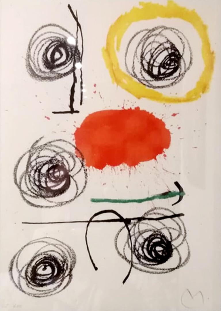 Obra Inedita Recent IV, Joan Miró, 1964, Edition 100, Guarro paper 1