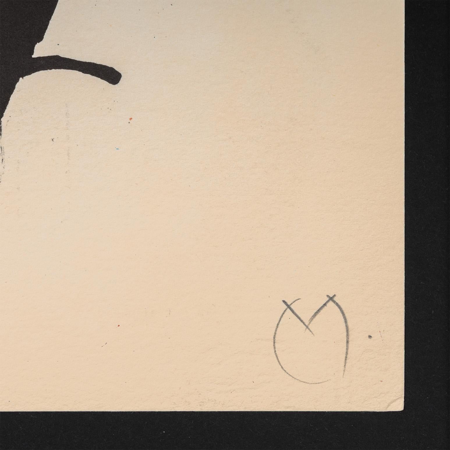Obra Inédita Reciente IX - Print Surrealista de Joan Miró
