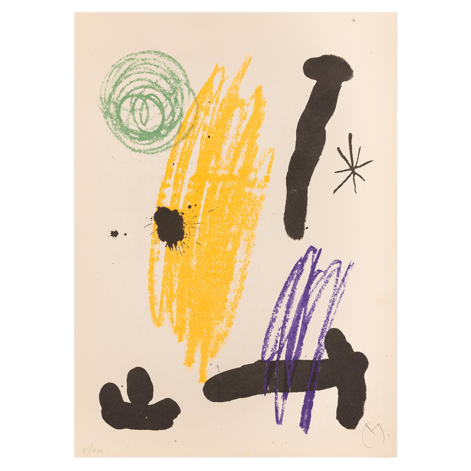 Obra Inédita Reciente V - Print de Joan Miró