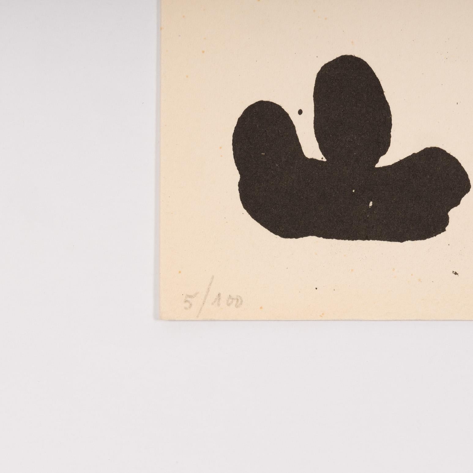 Obra Inédita Reciente V - Print Surrealista de Joan Miró