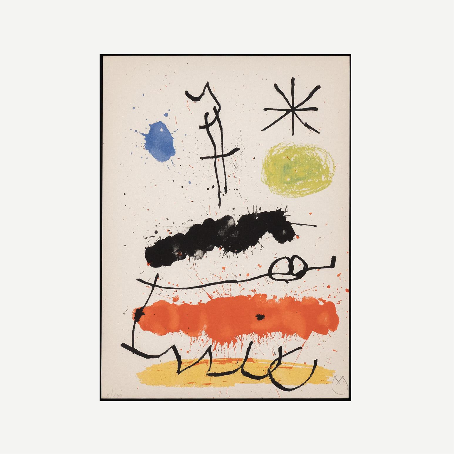 Obra Inèdita Recente VII - Print di Joan Miró