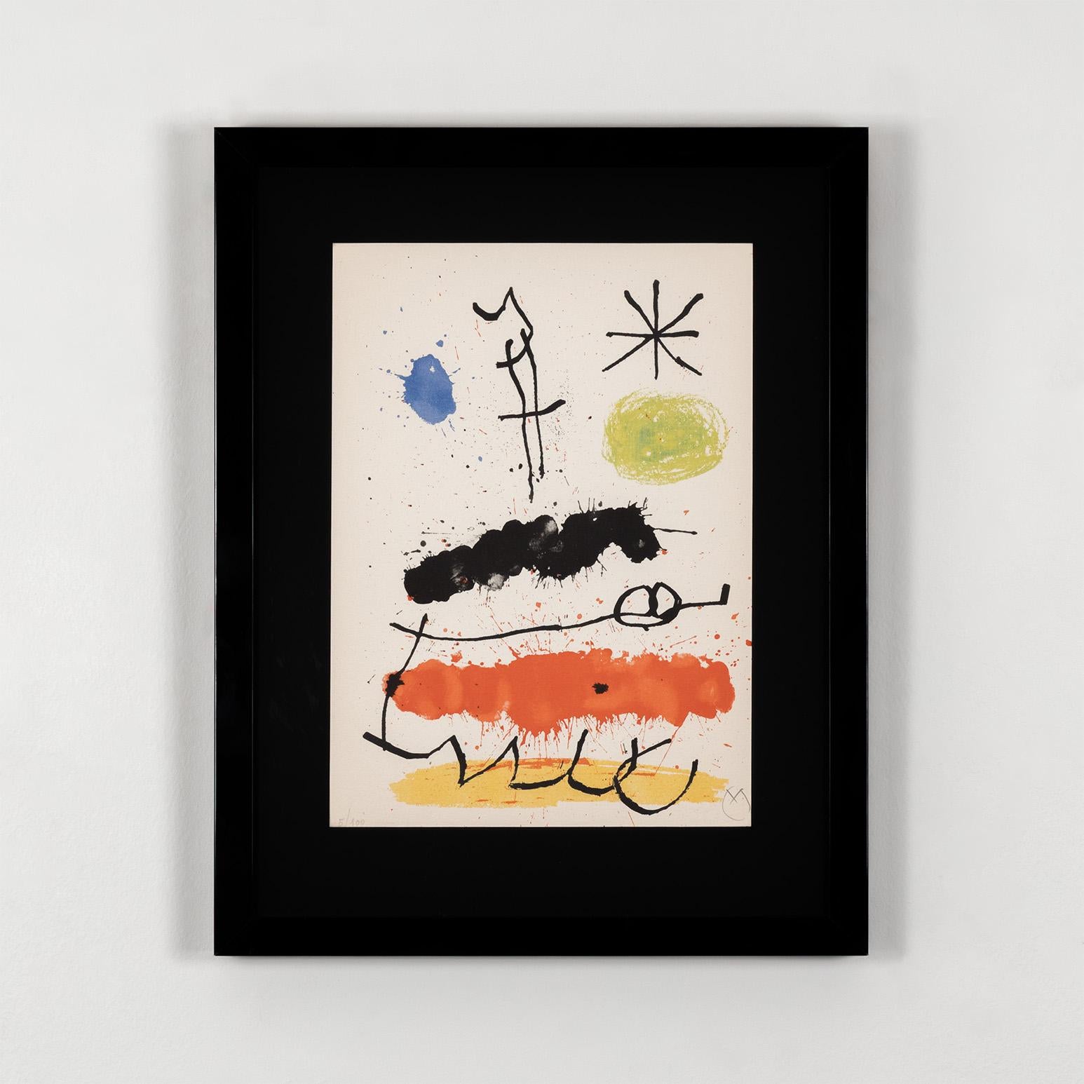 Abstract Print di Joan Miró - Obra Inèdita Recente VII