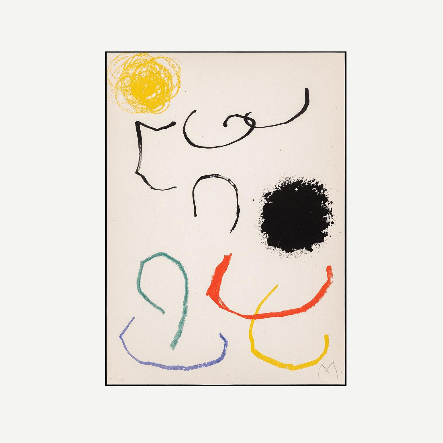 Obra Inèdita Recente VIII - Print di Joan Miró