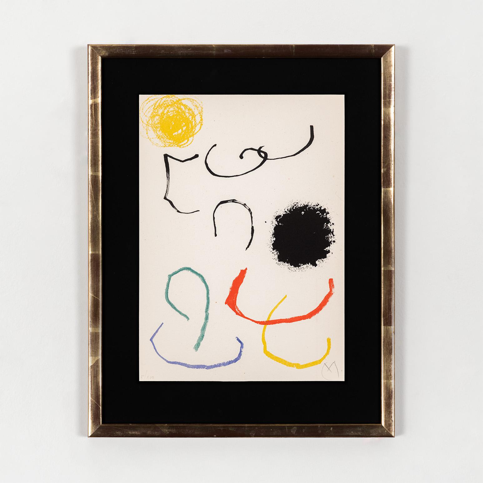 Abstract Print di Joan Miró - Obra Inèdita Recente VIII