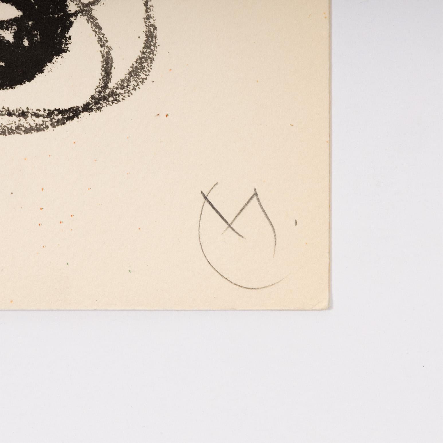 Obra Inédita Reciente X - Print Surrealista de Joan Miró