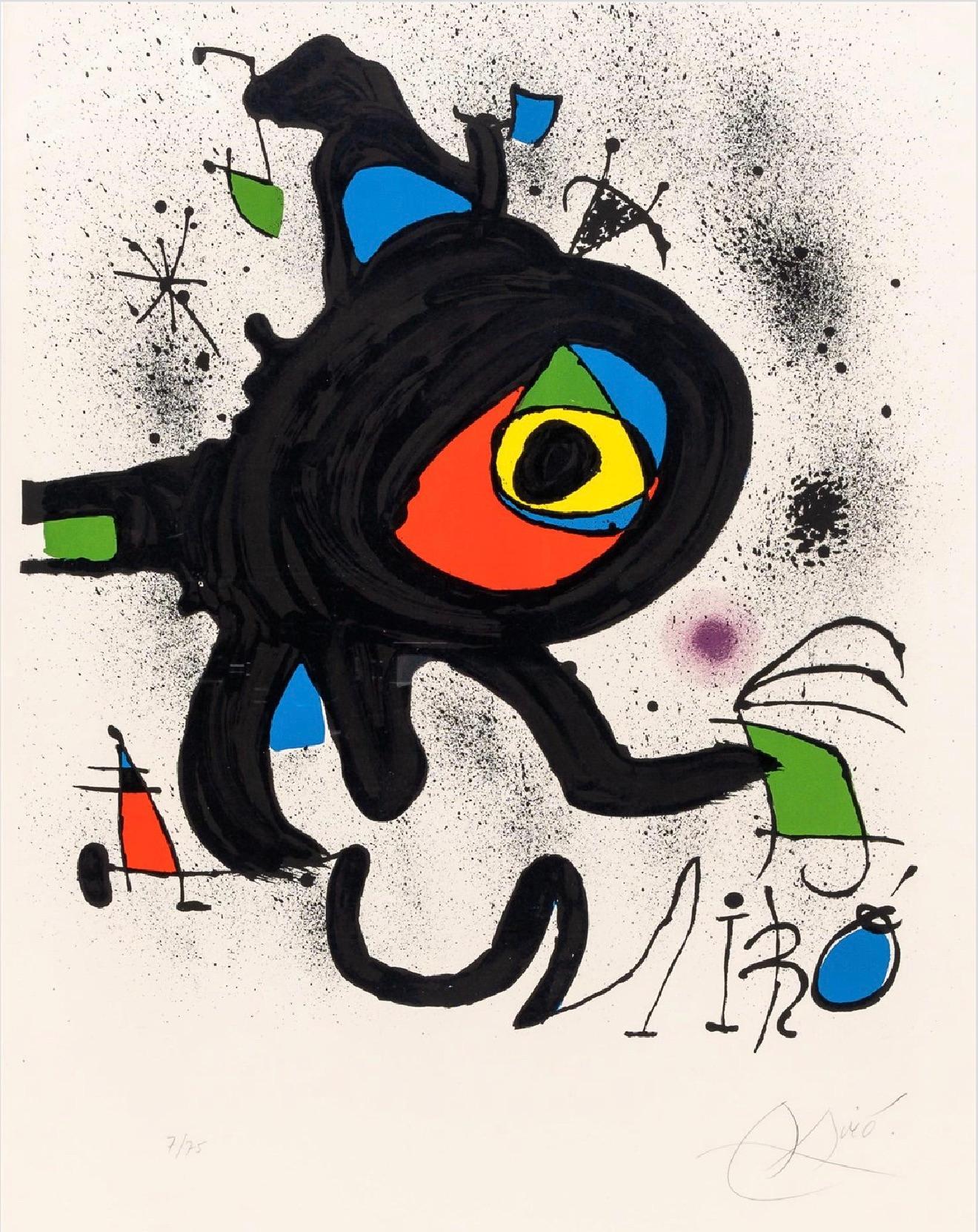 Oeuvre Grave Original - Print by Joan Miró