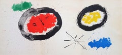 Vintage One plate from Derrière le Miroir no. 128: Peintures Murales de Miró