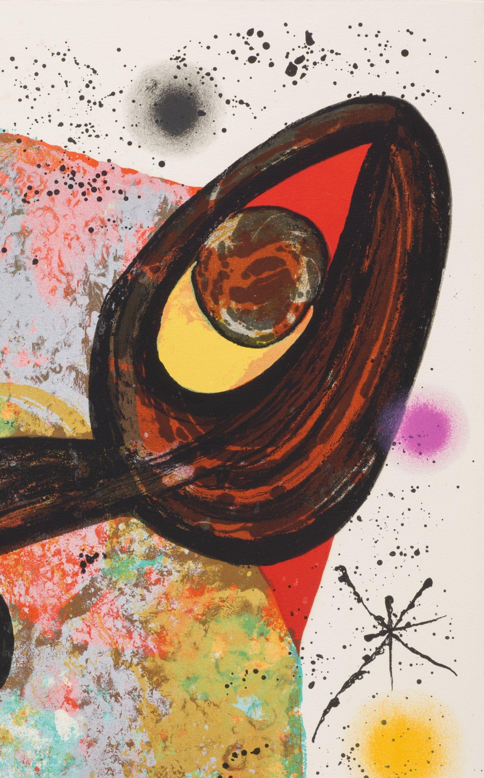 Onésime (M.1075), 1975 - Black Abstract Print by Joan Miró
