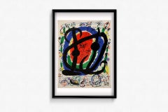 Original 1966 lithograph by Joan Miró for the XXII Salon de Mai