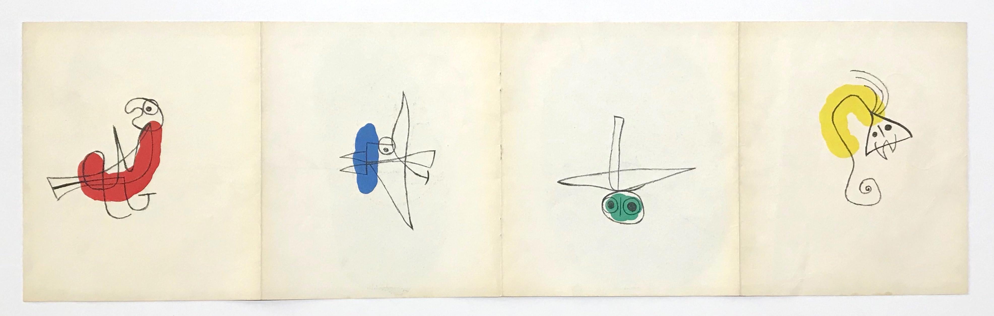 original lithograph - Surrealist Print by Joan Miró
