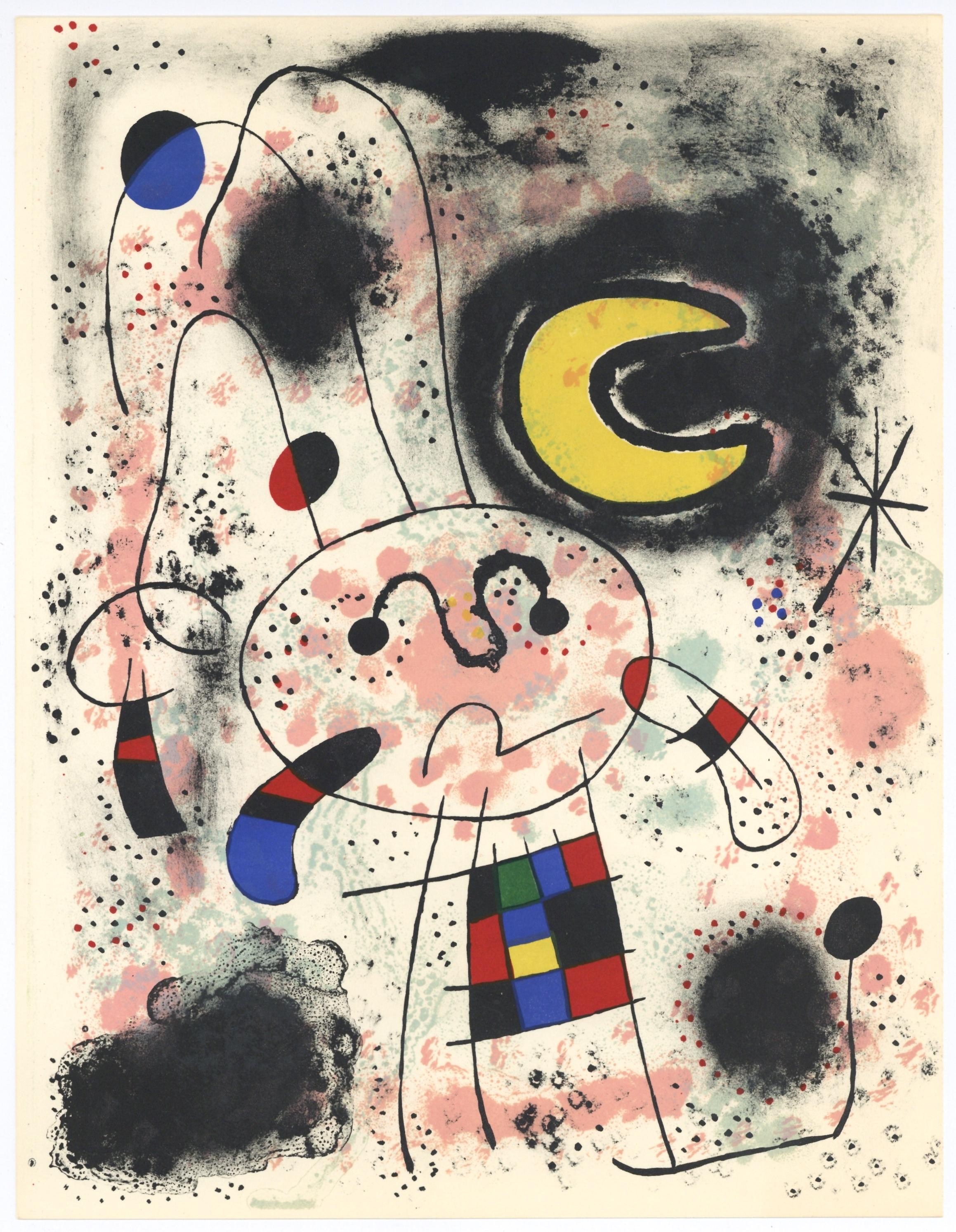 Joan Miró Portrait Print - original lithograph