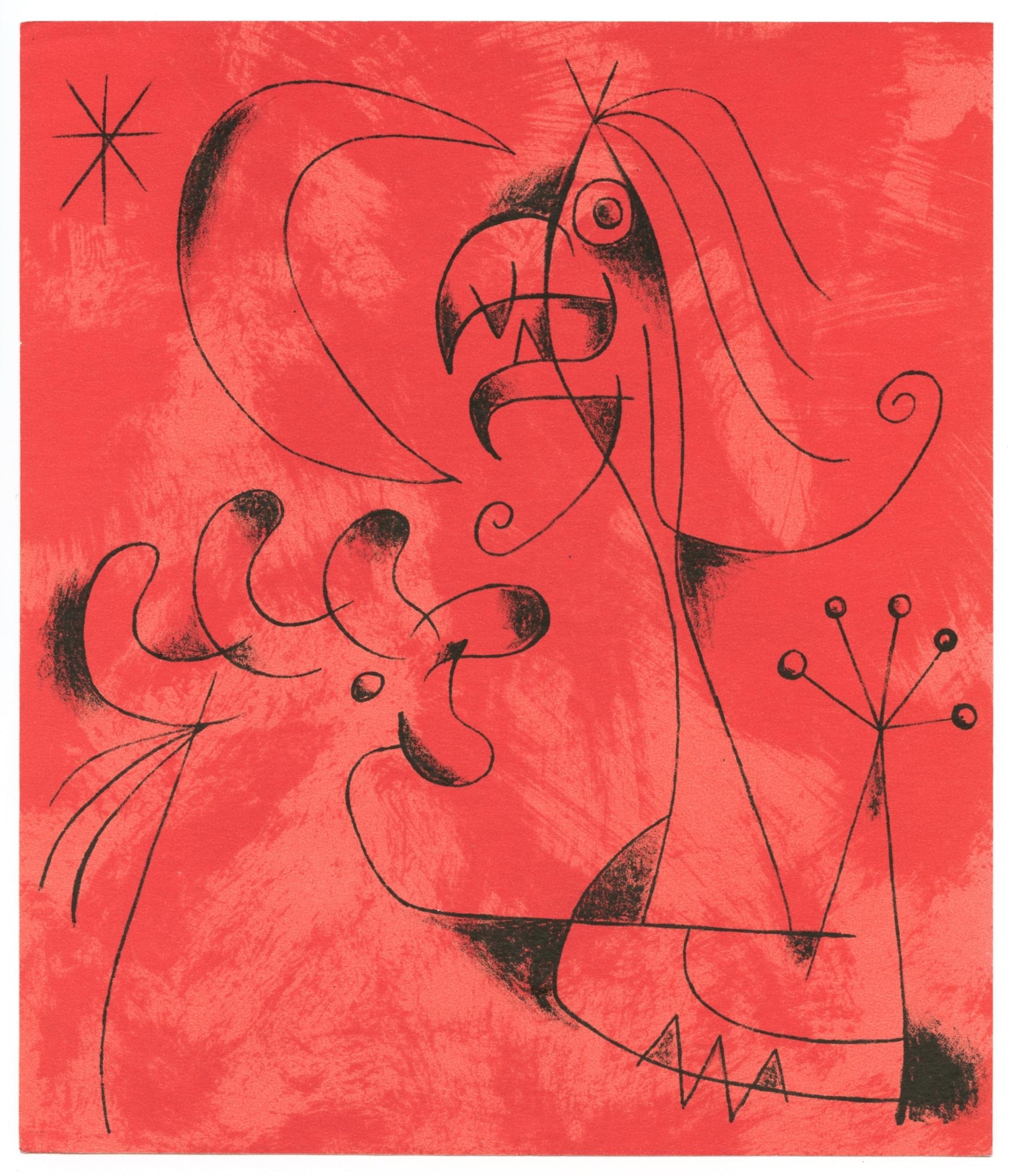 Originallithographie – Print von Joan Miró