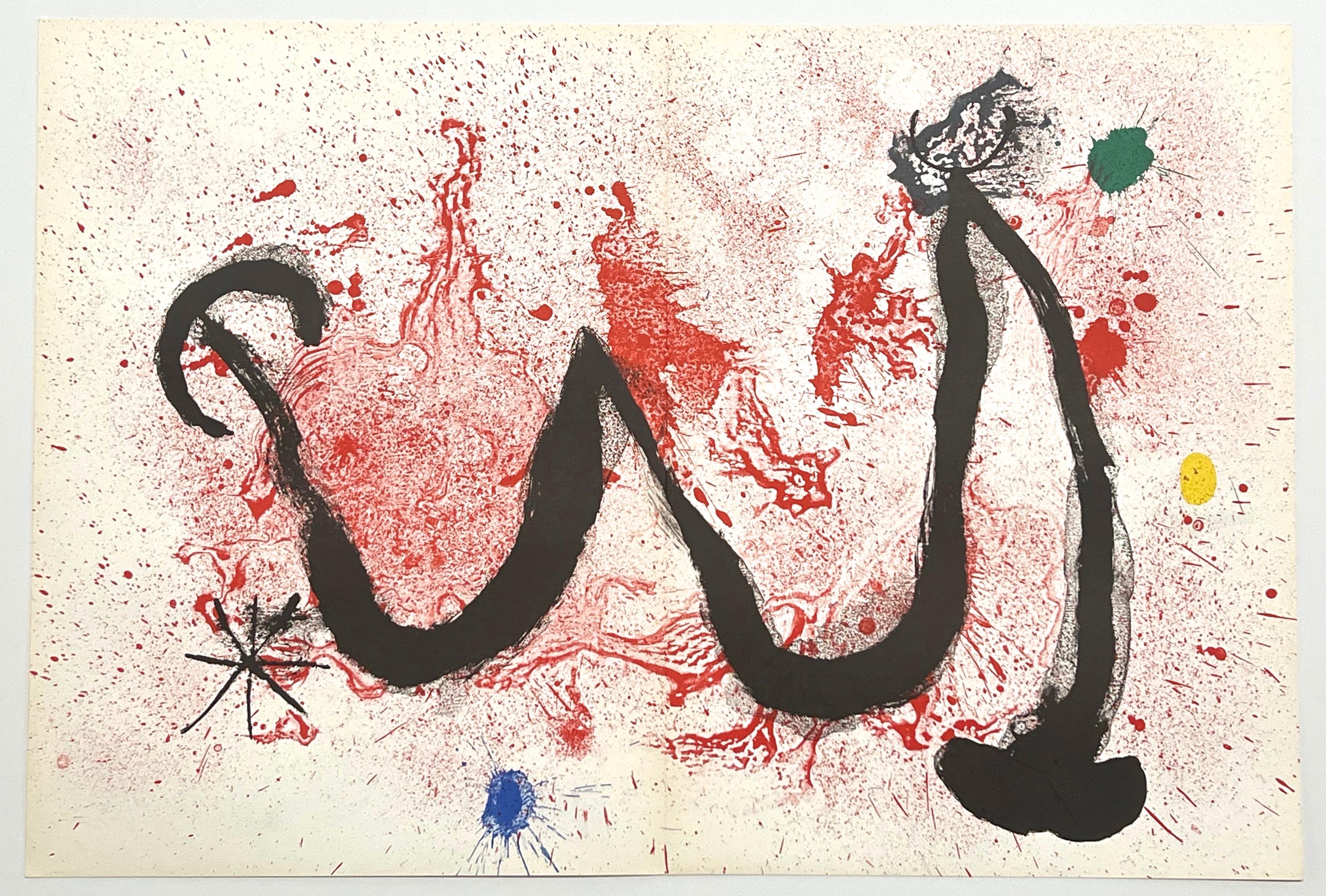 litografia originale - Print di Joan Miró