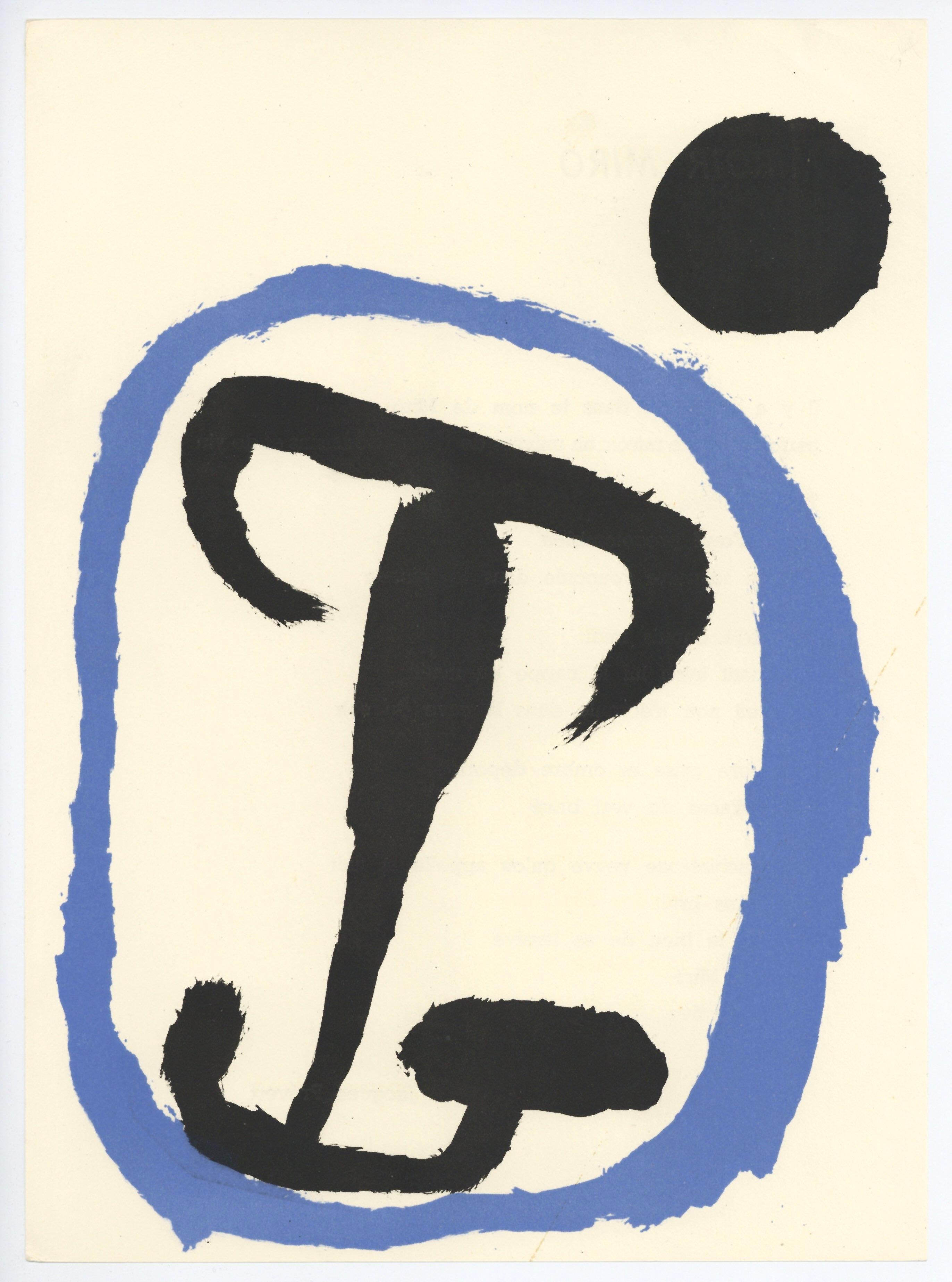 lithographie originale - Print de Joan Miró