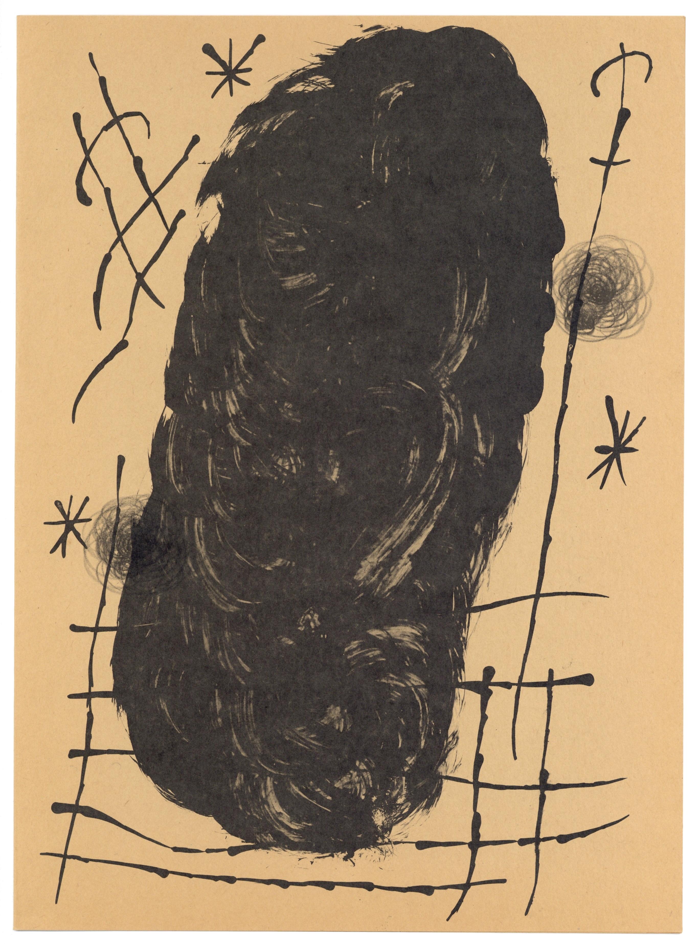 lithographie originale - Print de Joan Miró