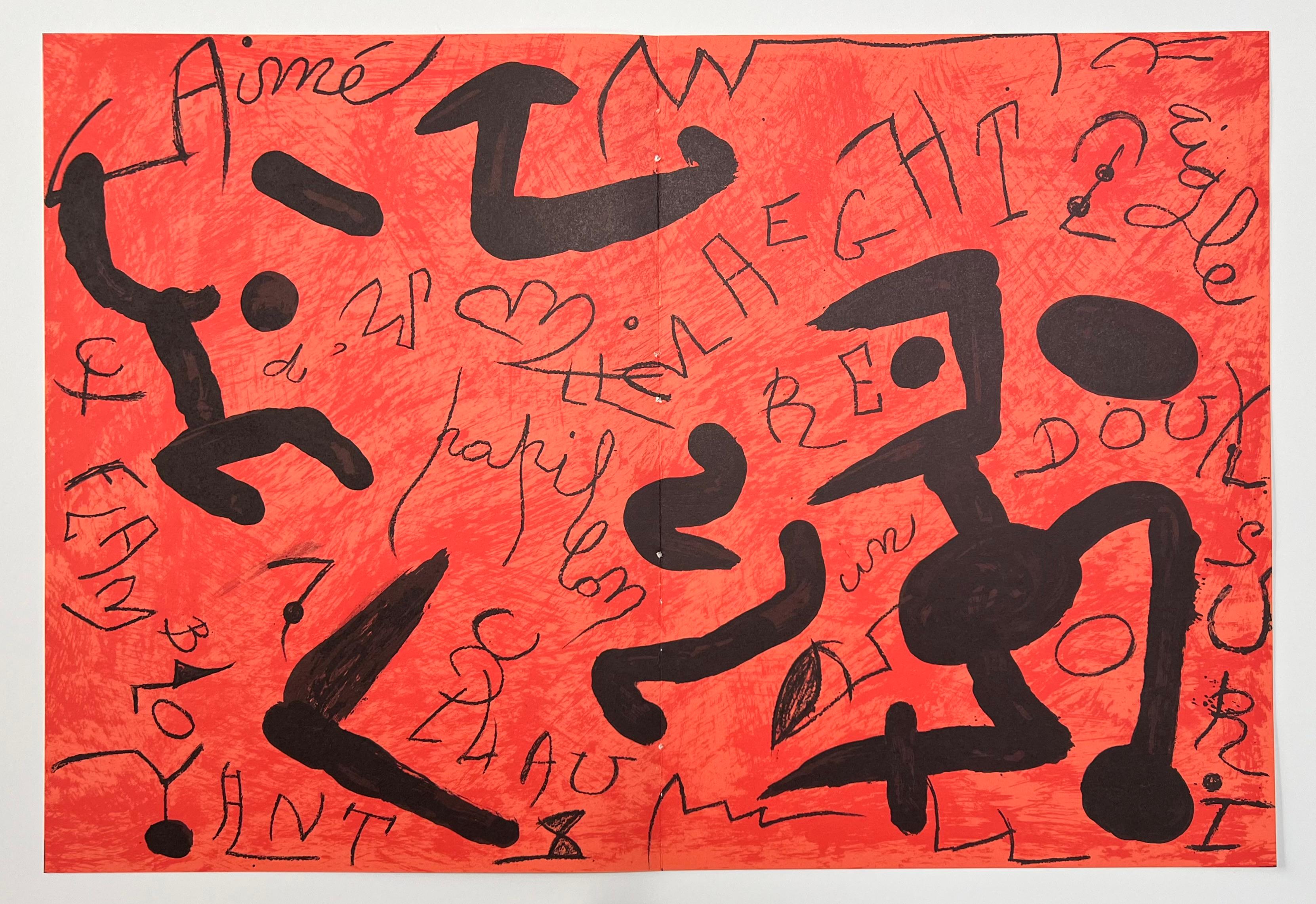 original lithograph - Print by Joan Miró