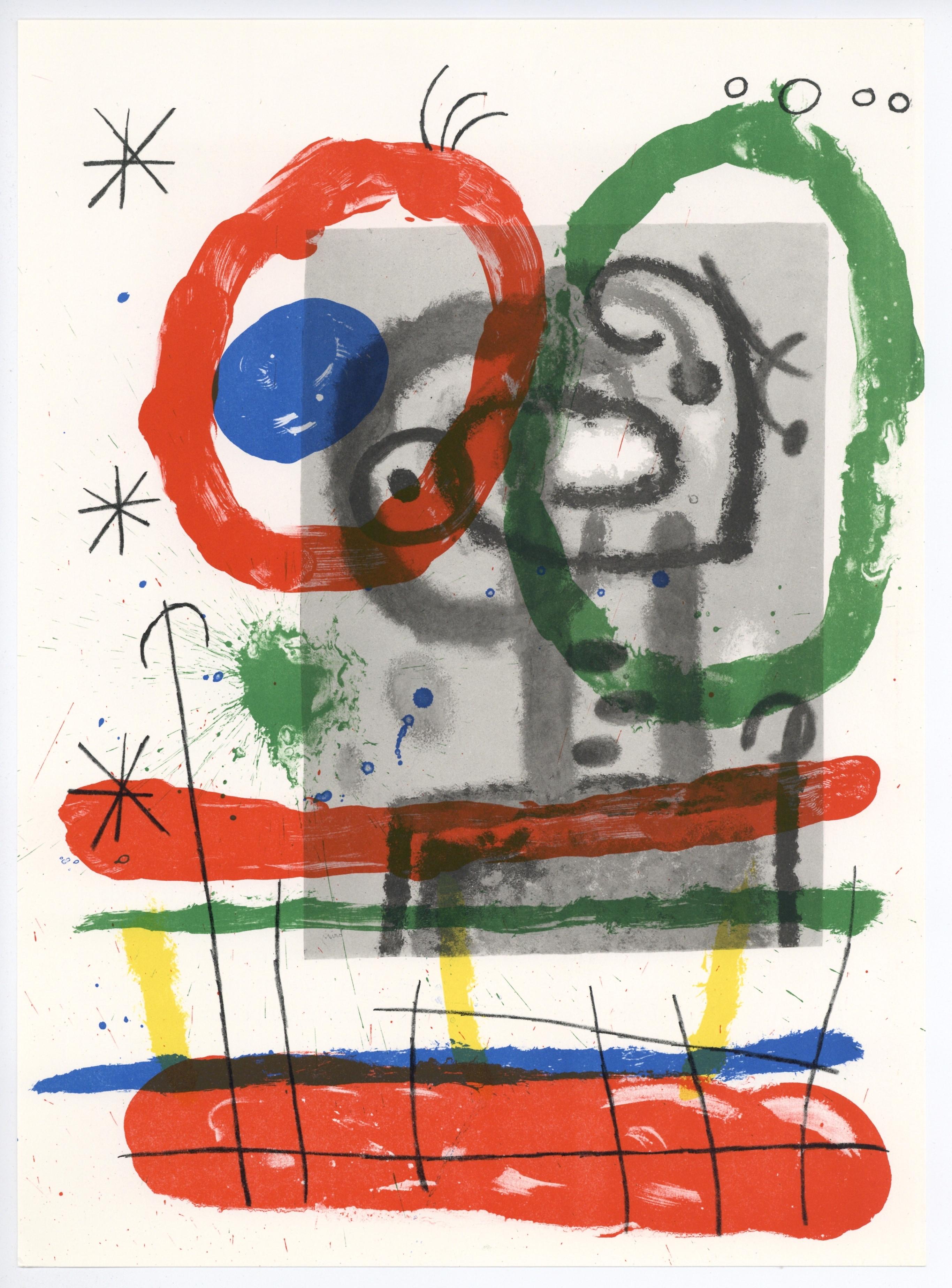 lithographie originale - Print de Joan Miró