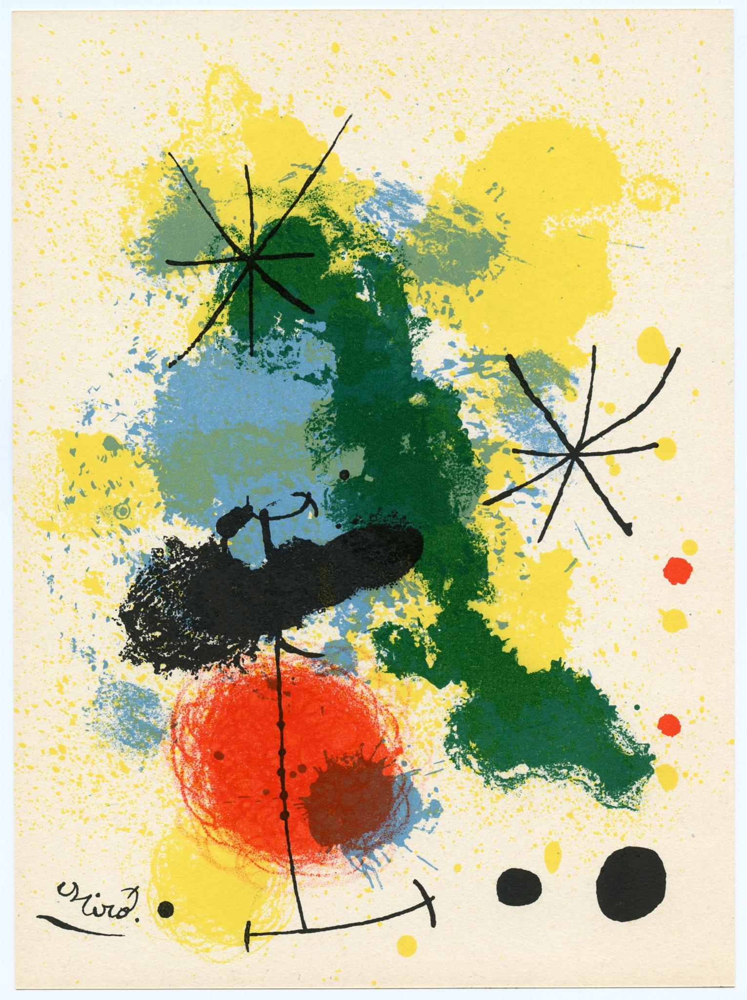 original lithograph - Print by Joan Miró