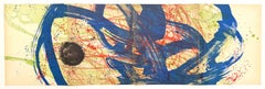 "Serie I: bleu sur vert et rouge" original lithograph