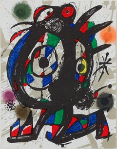 Original Lithograph I, from Miro Lithographs III, Maeght Publisher by Joan Miró