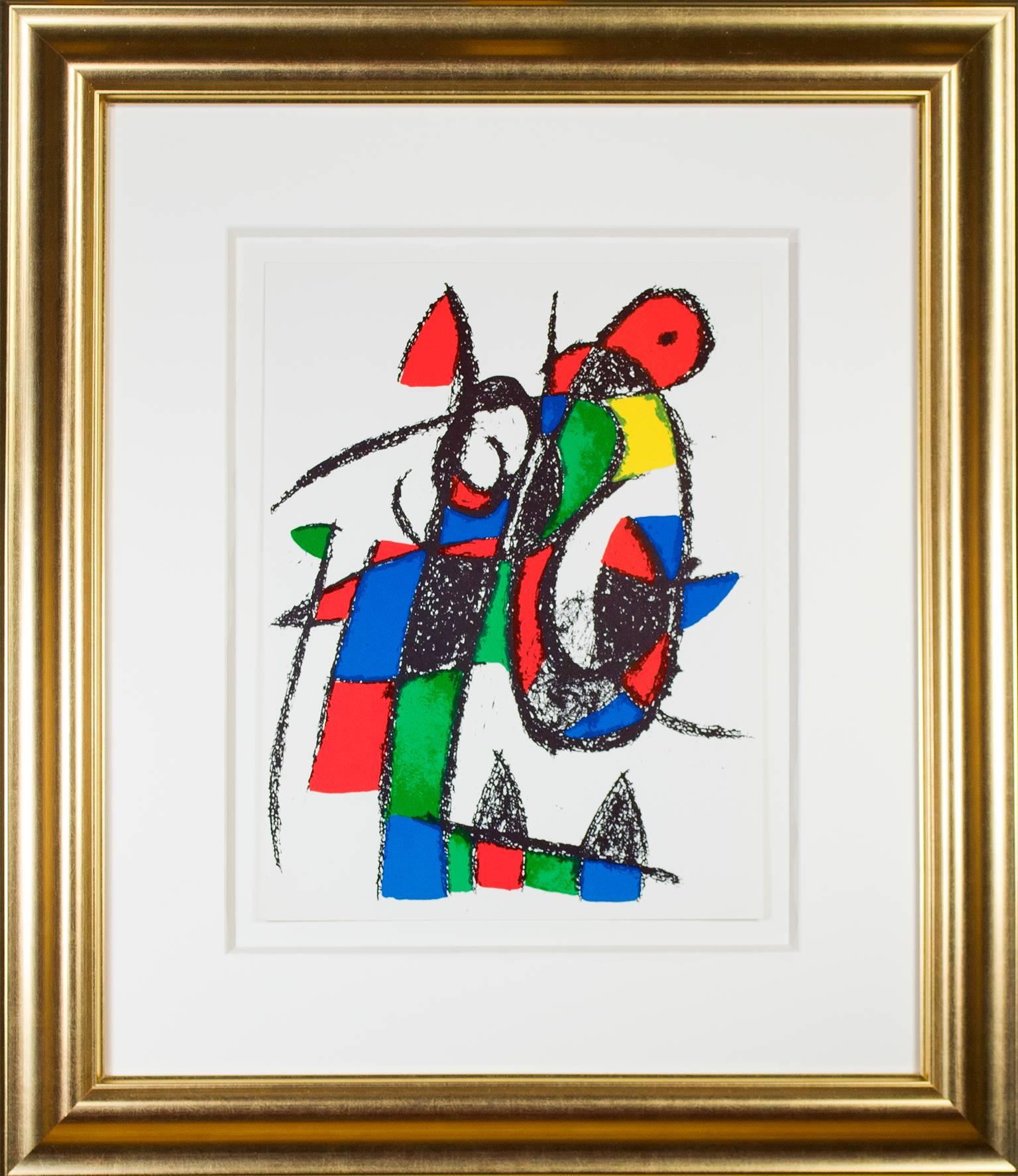 Original Lithograph II, from Miro Lithographs II, Maeght Publisher by Joan Miró 1