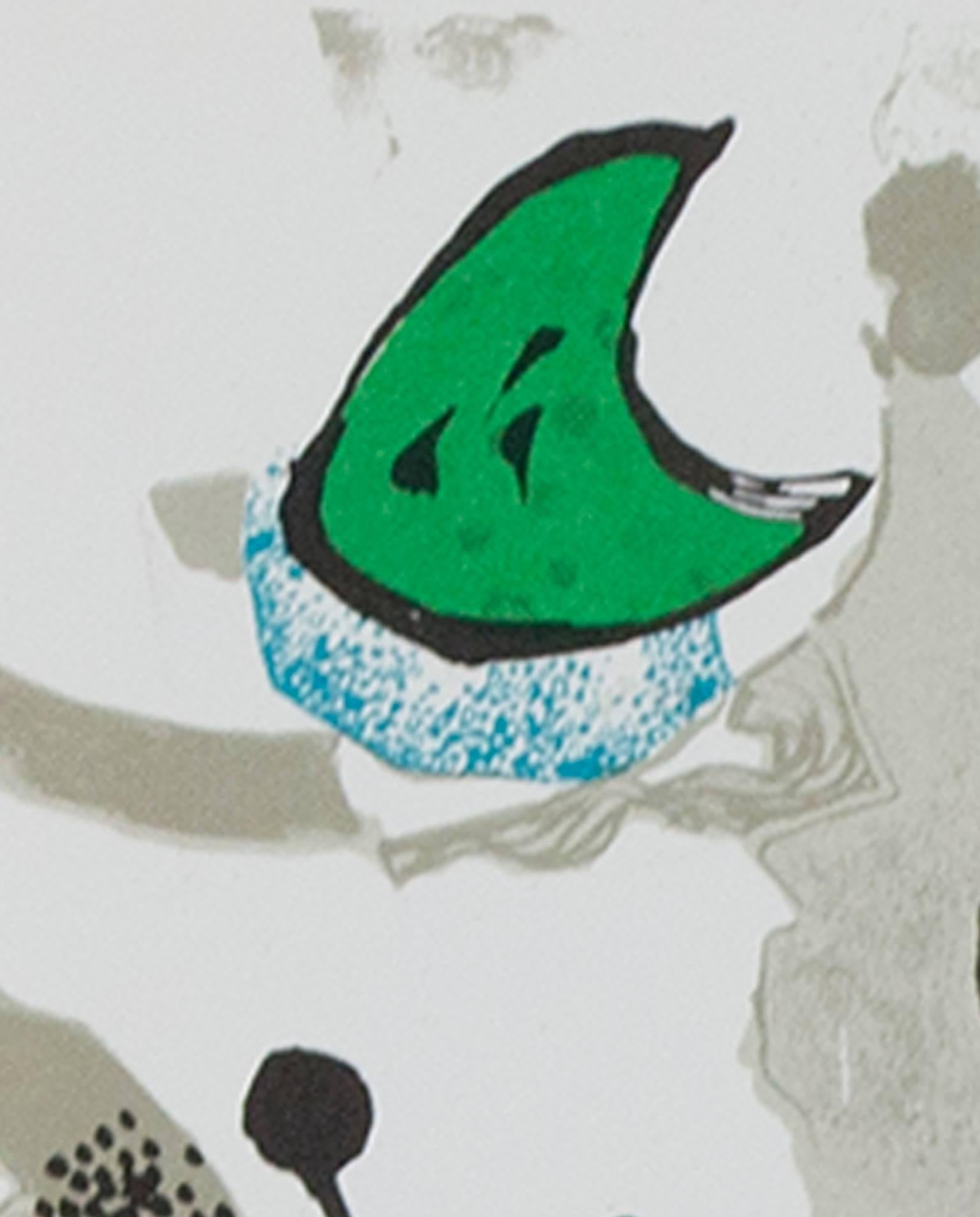 Original Lithograph II, from Miro Lithographs III, Maeght Publisher by Joan Miró 1