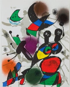 Original Lithograph II, from Miro Lithographs III, Maeght Publisher by Joan Miró
