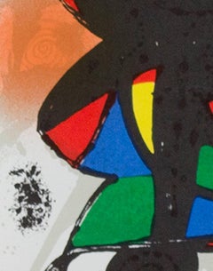 Original Lithograph III from Miro Lithographs III, Maeght Publisher by Joan Miró