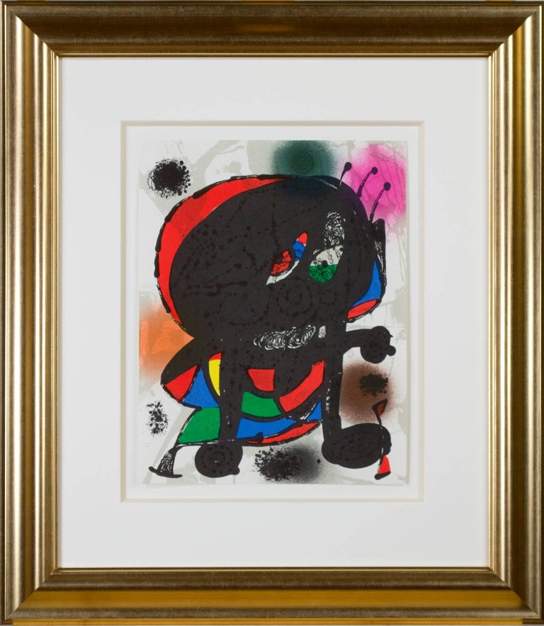 Original Lithograph III from Miro Lithographs III, Maeght Publisher by Joan Miró For Sale 3