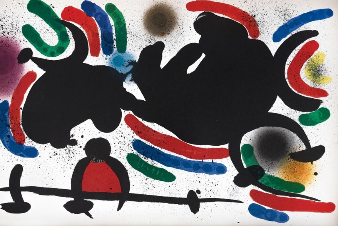 Joan Miró Print - Original Lithograph IV, from a suite of 12, 1972