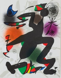 Original Lithograph IV, from Miro Lithographs III, Maeght Publisher