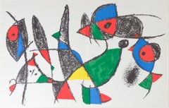 Original Lithograph IX from 'Miro Lithographs II, Maeght Publisher' by Joan Miró