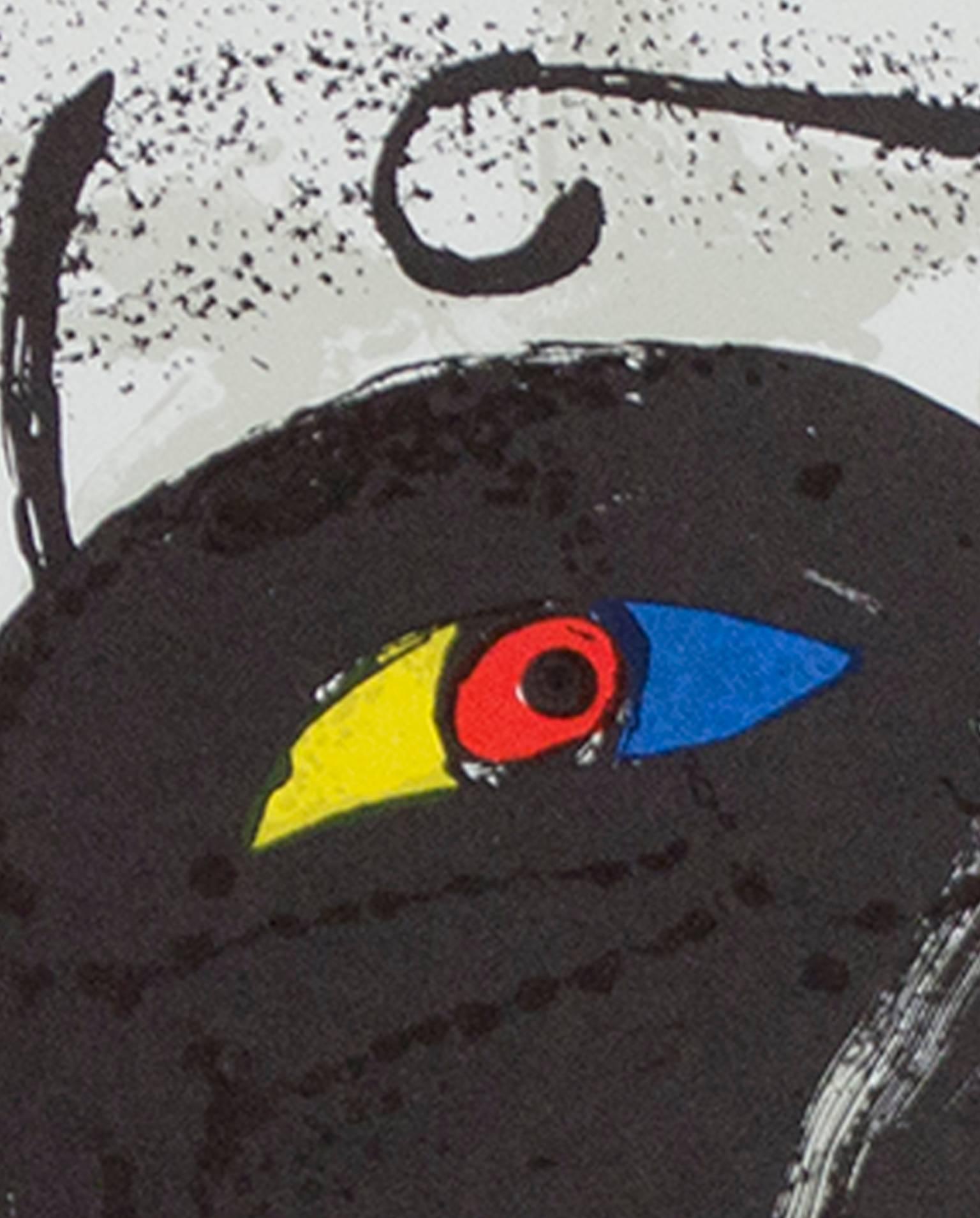 Litografia originale V, da Litografie Miro III, Editore Maeght di Joan Miró in vendita 2