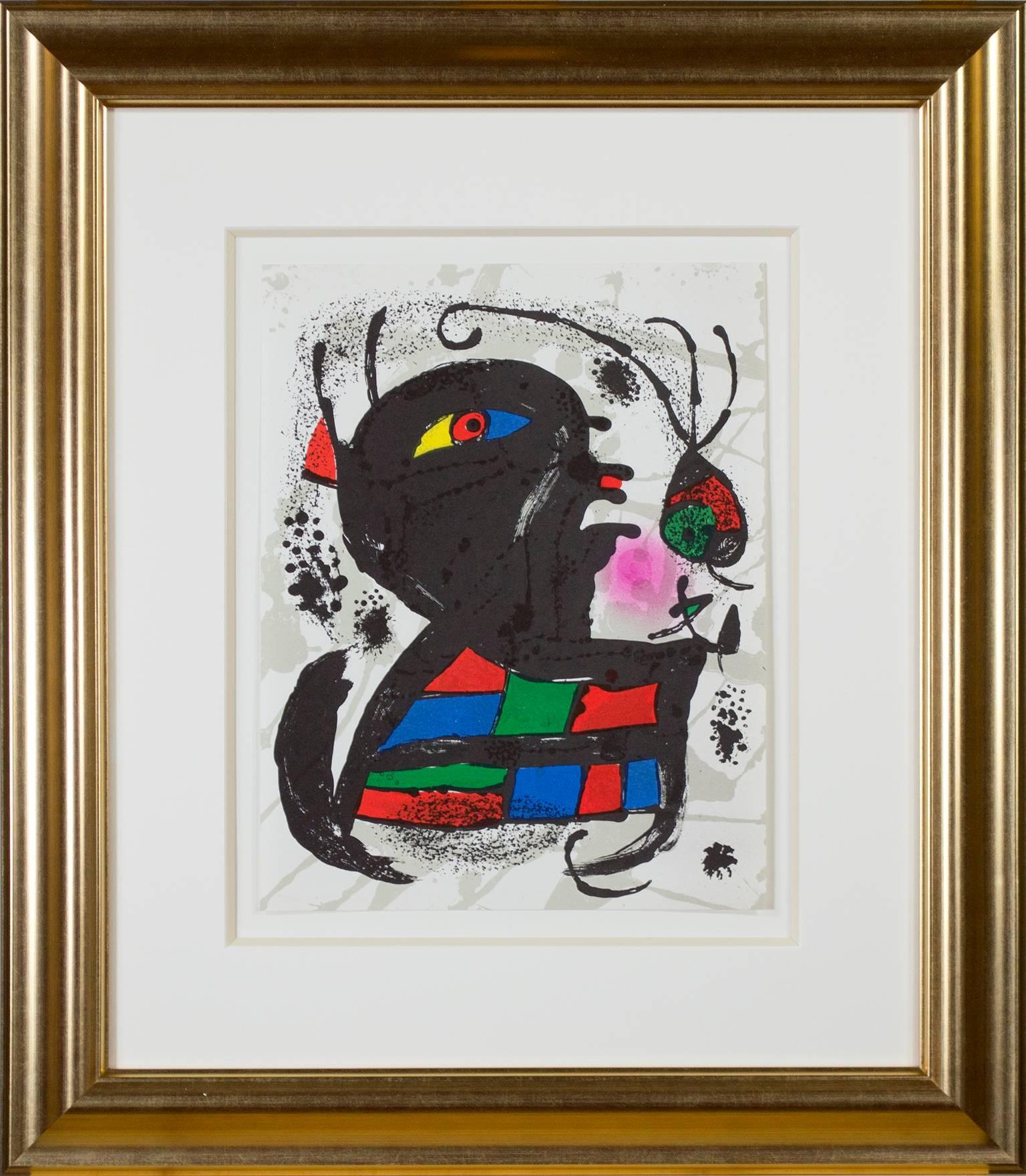 Original Lithographie V, von Miro Lithographs III, Maeght Verlag von Joan Miró im Angebot 3