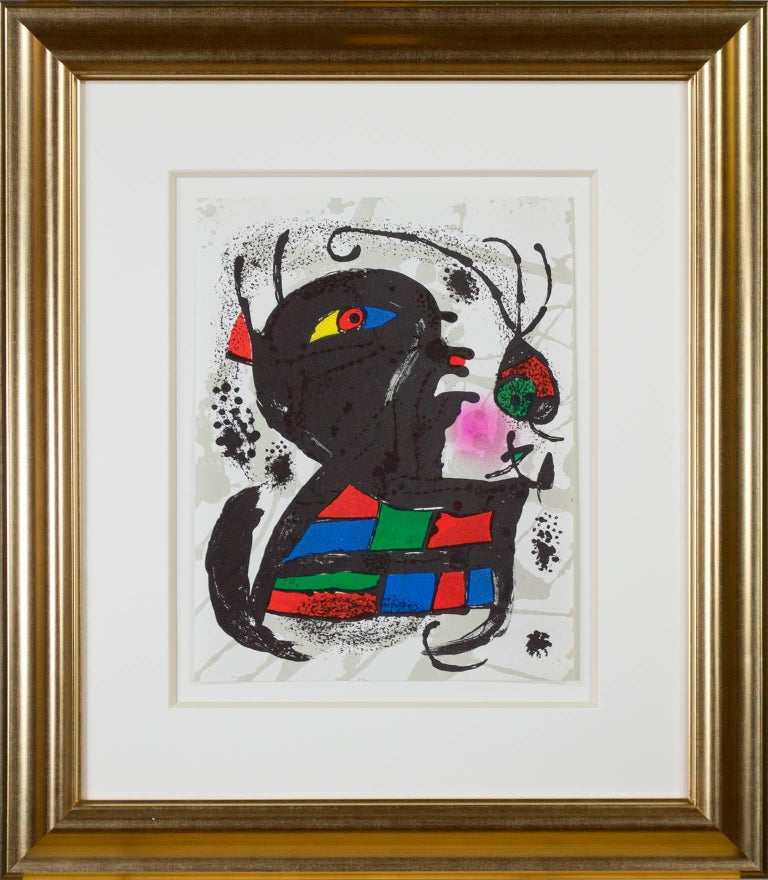 Joan Miró Original Lithograph V, from Miro Lithographs III, Maeght