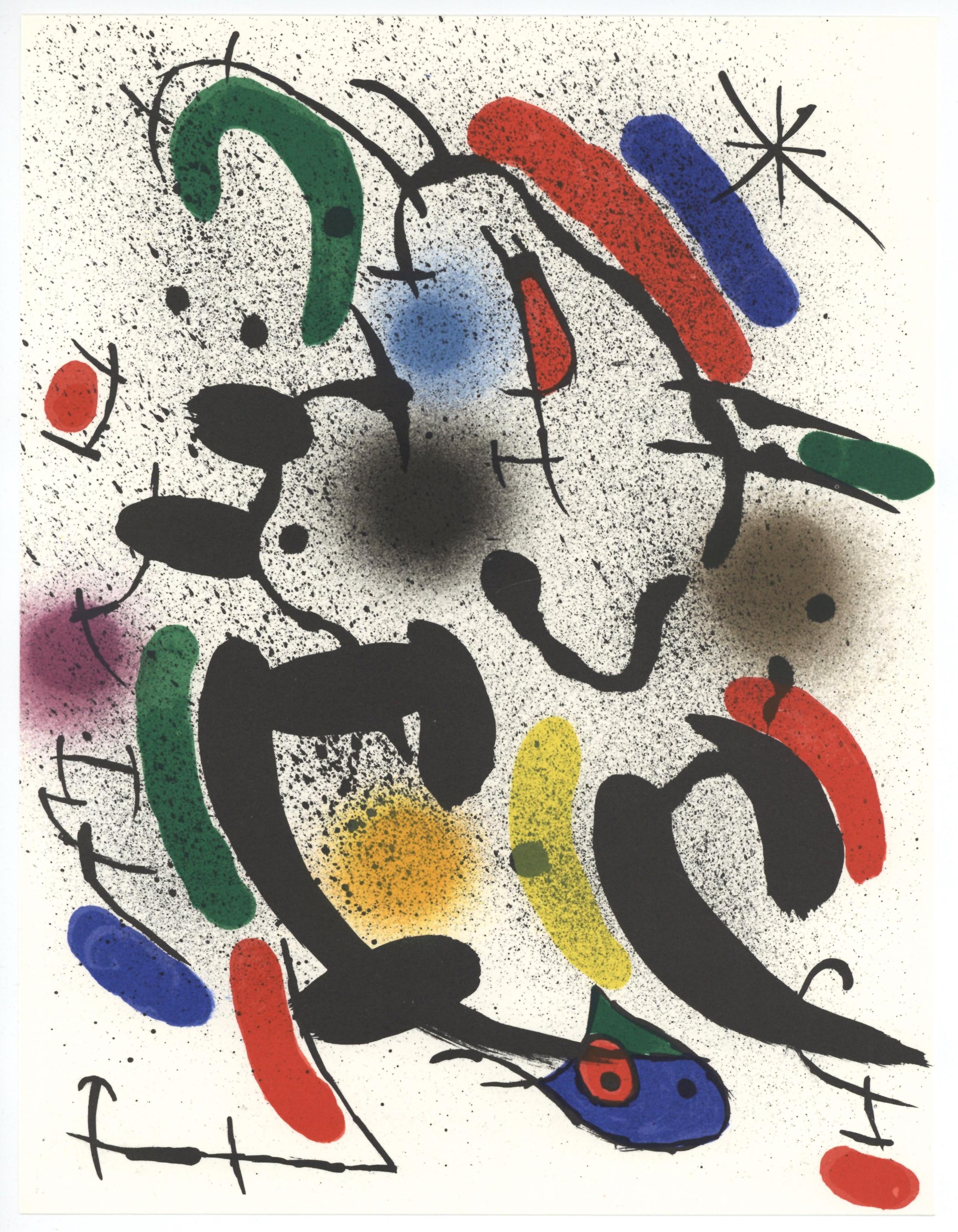 Litografia originale VI - Print di Joan Miró