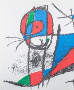 Litografia originale VI, da Litografie Miro II, Editore Maeght di Joan Miró