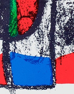 Original Lithograph VII, from Miro Lithographs II, Maeght Publisher
